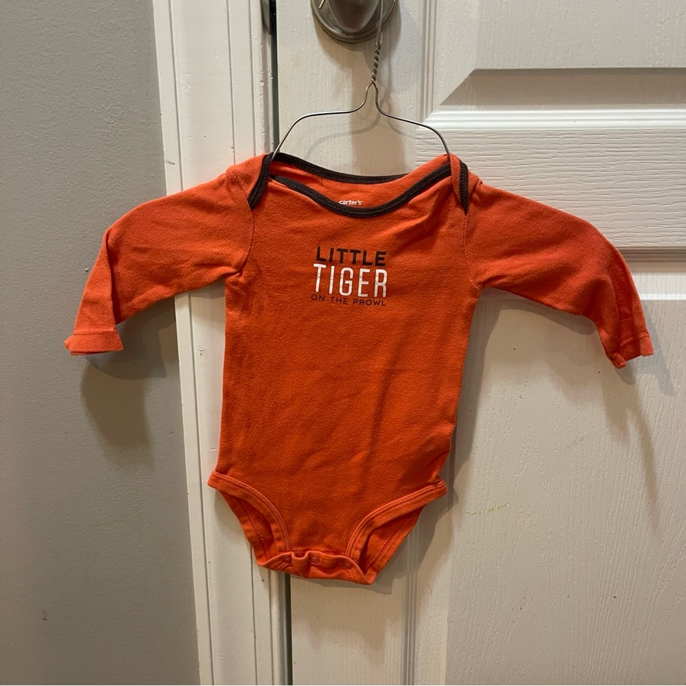 Little Tiger on the Prowl onesie
